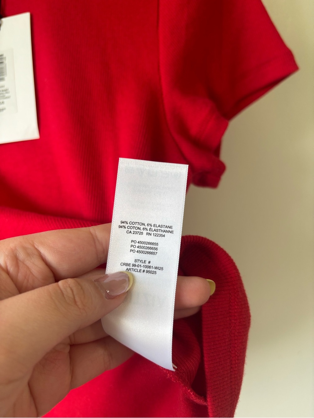 Aritzia HomeStretch Rib Tune Waist Shirt - Picture 4 of 5